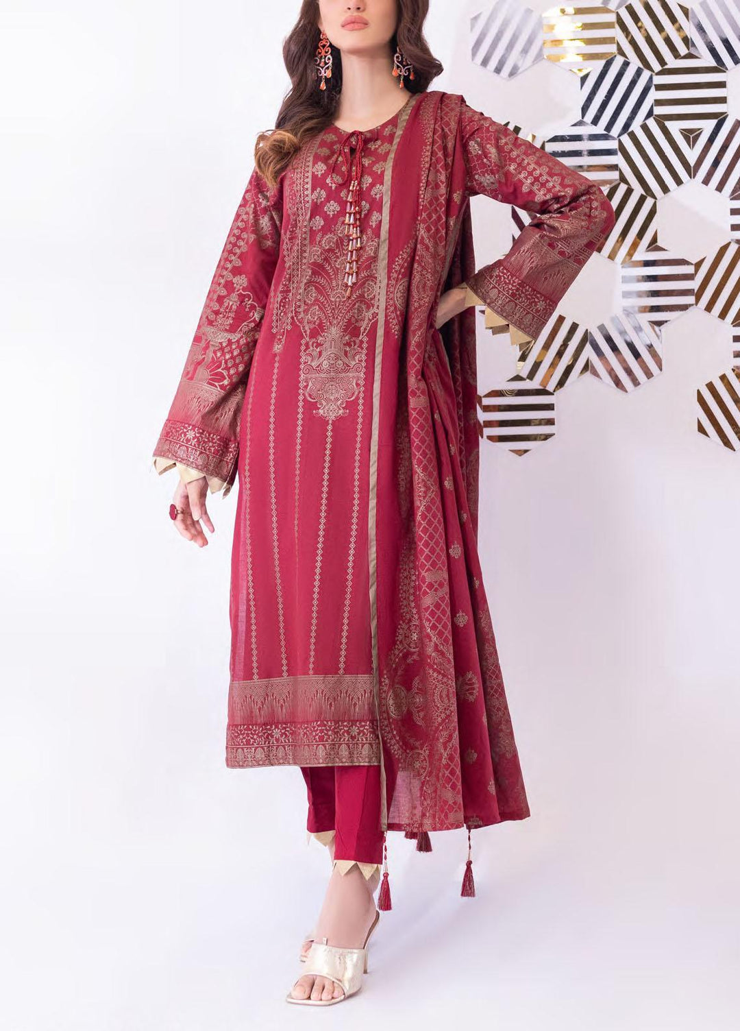 Sana & Sara By Salitex Printed Lawn Suits Unstitched 3 Piece ST22SS SS-00058BUT - Summer Collection