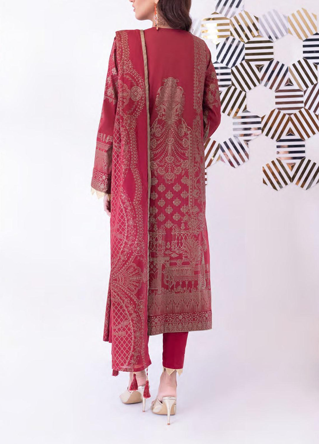 Sana & Sara By Salitex Printed Lawn Suits Unstitched 3 Piece ST22SS SS-00058BUT - Summer Collection