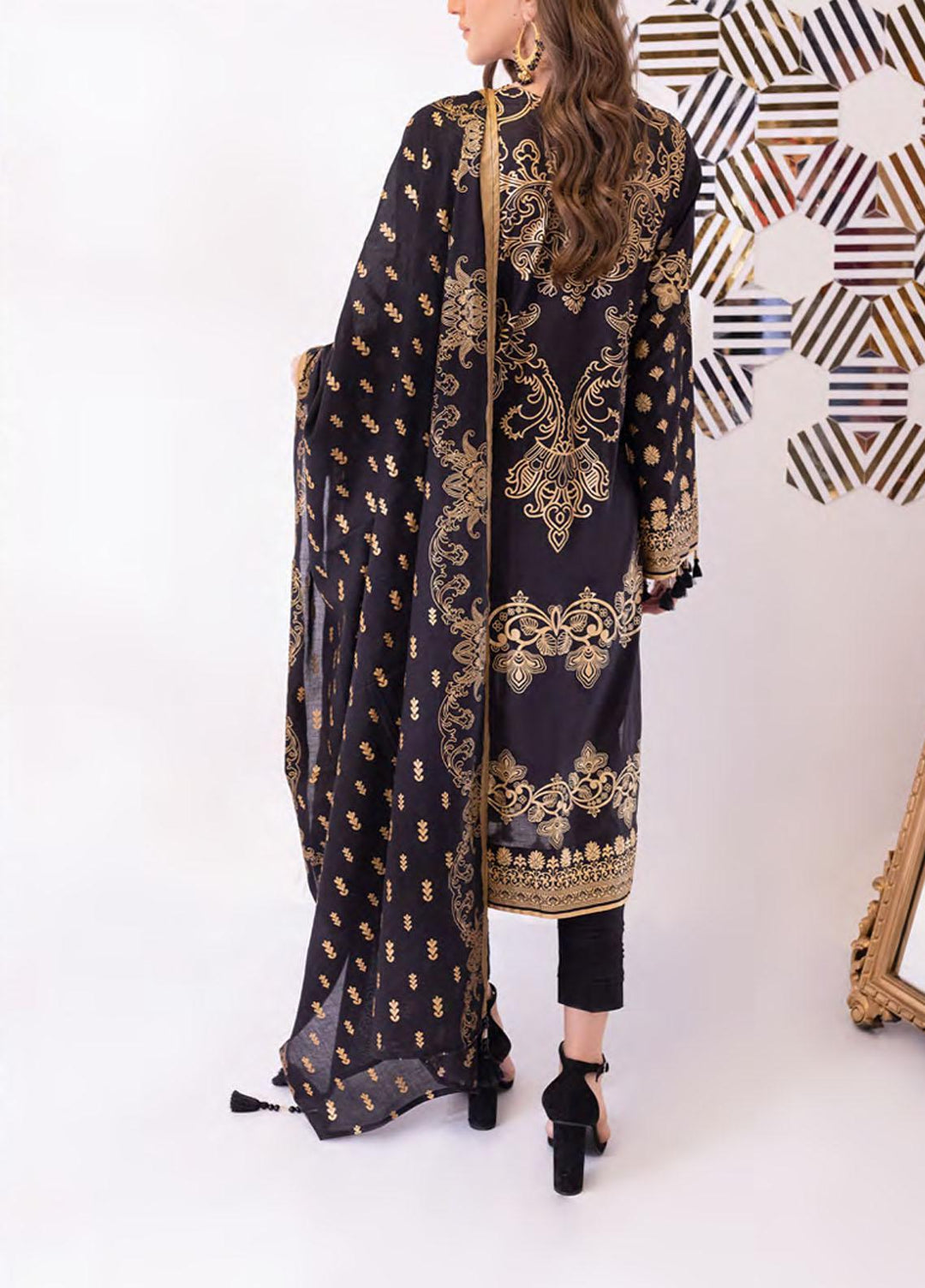 Sana & Sara By Salitex Printed Lawn Suits Unstitched 3 Piece ST22SS SS-00060AUT - Summer Collection