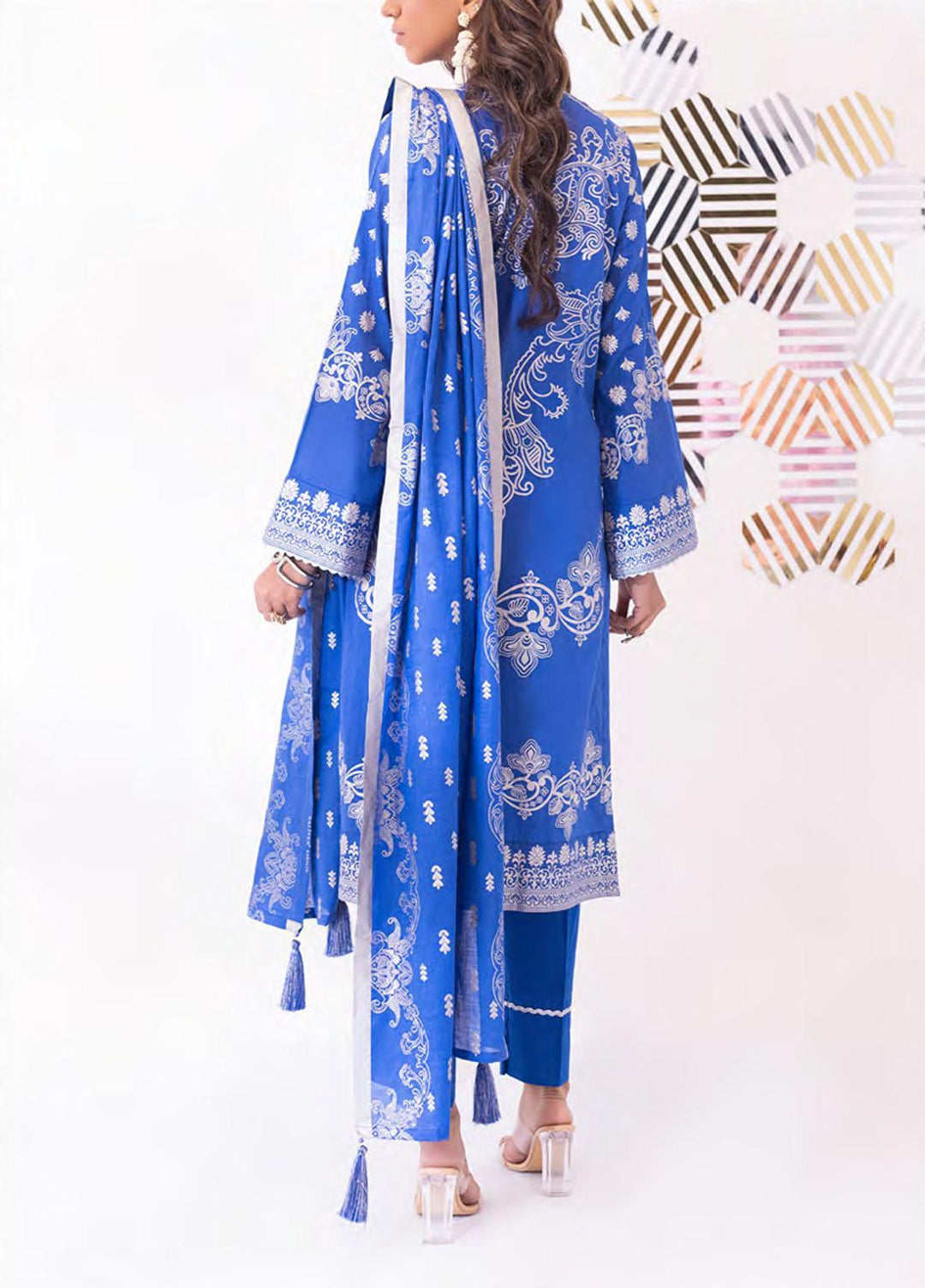 Sana & Sara By Salitex Printed Lawn Suits Unstitched 3 Piece ST22SS SS-00060BUT - Summer Collection