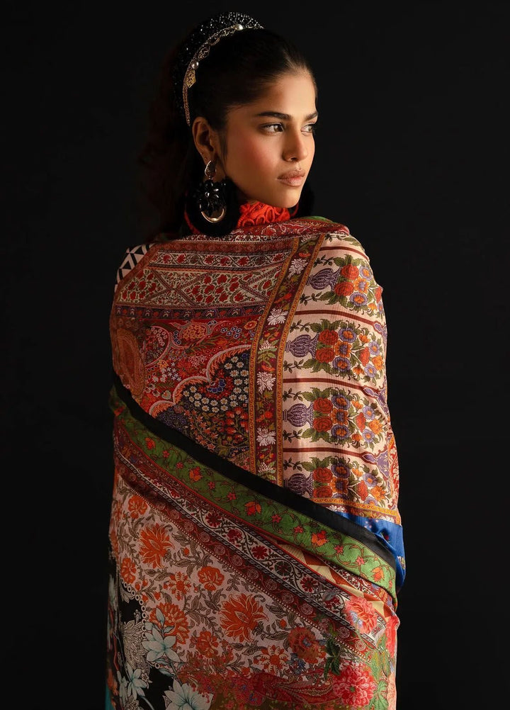 Sana Safinaz Embroidered Lawn Suits Unstitched 3 Piece SS24UL 1A - Luxury Collection