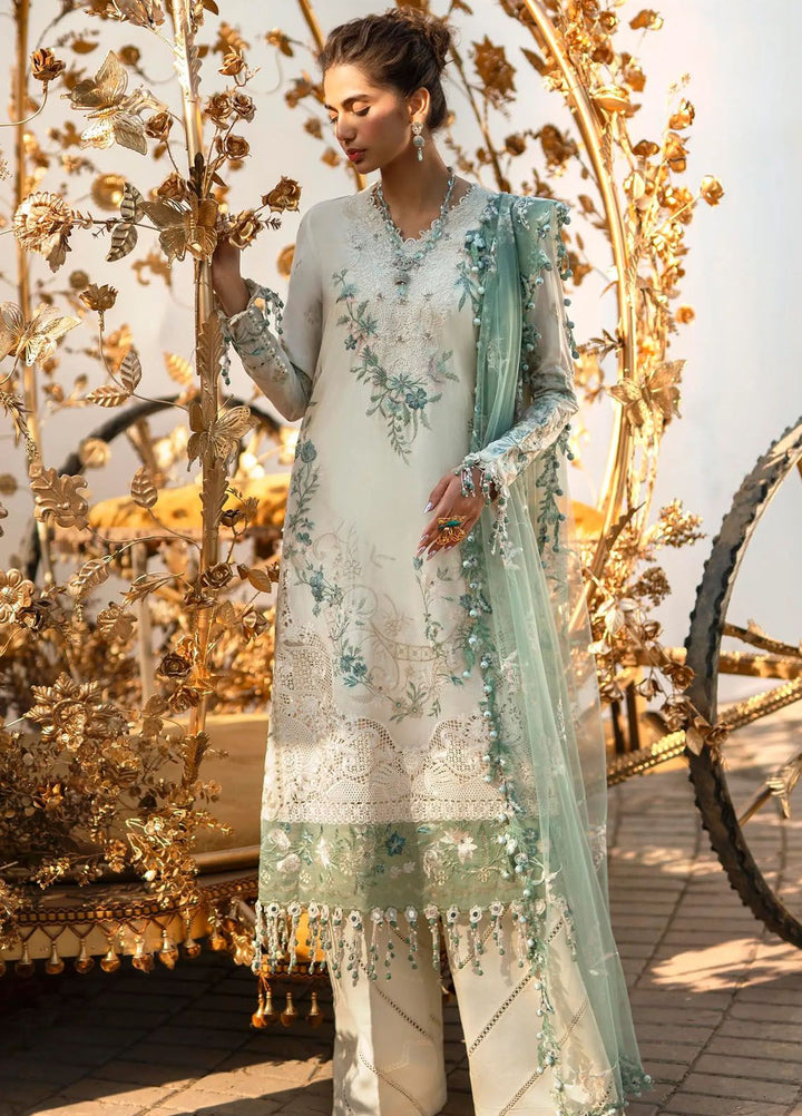 Sana Safinaz Embroidered Lawn Suits Unstitched 3 Piece SS24UL 3A - Luxury Collection