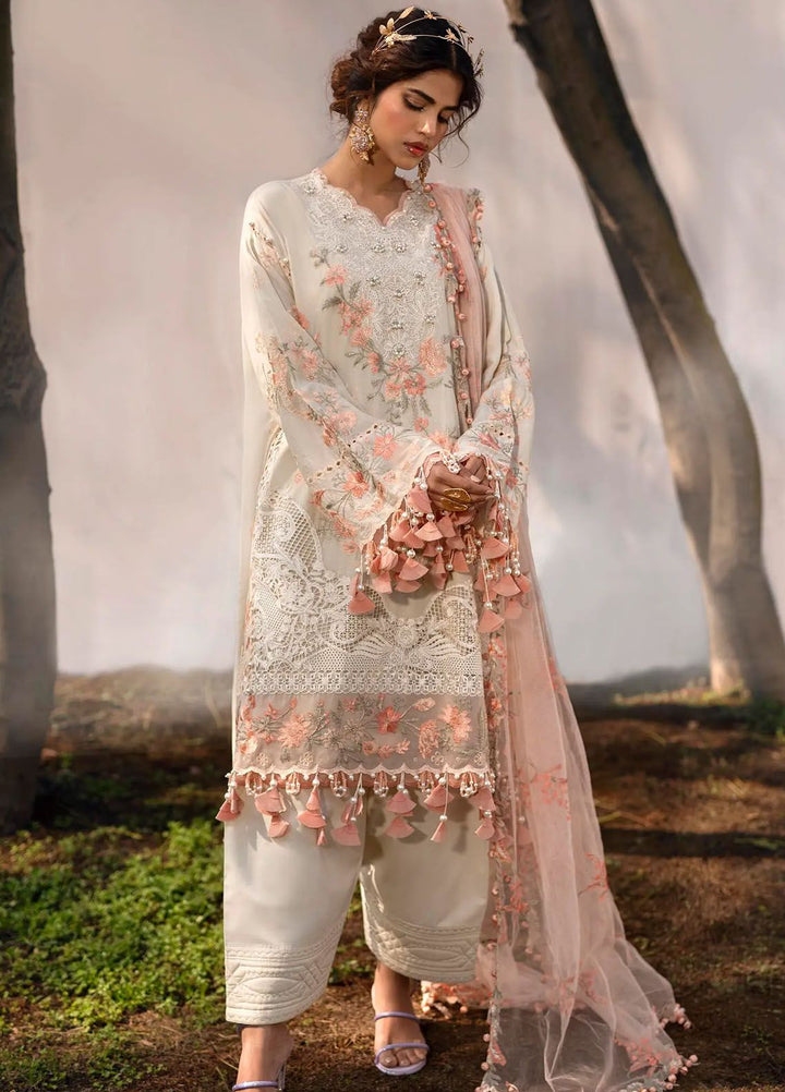 Sana Safinaz Embroidered Lawn Suits Unstitched 3 Piece SS24UL 3B - Luxury Collection