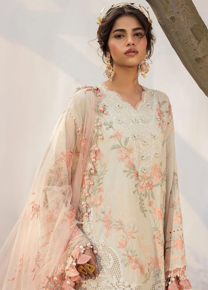 Sana Safinaz Embroidered Lawn Suits Unstitched 3 Piece SS24UL 3B - Luxury Collection