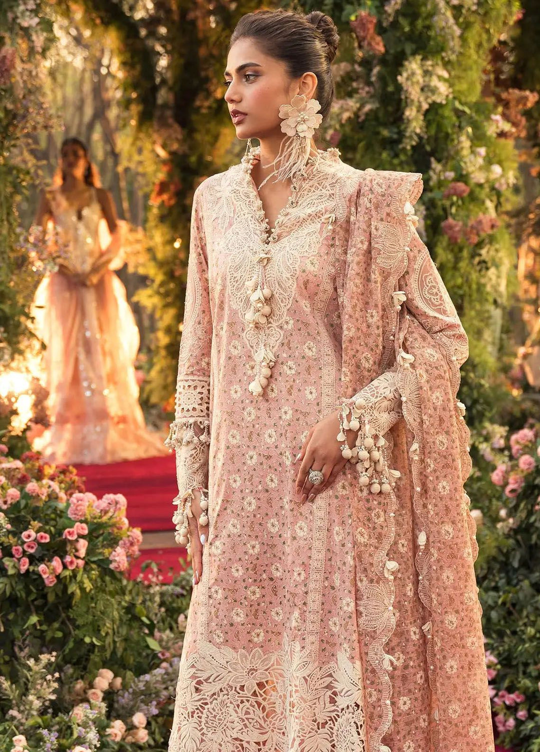 Sana Safinaz Embroidered Lawn Suits Unstitched 3 Piece SS24UL 5A - Luxury Collection