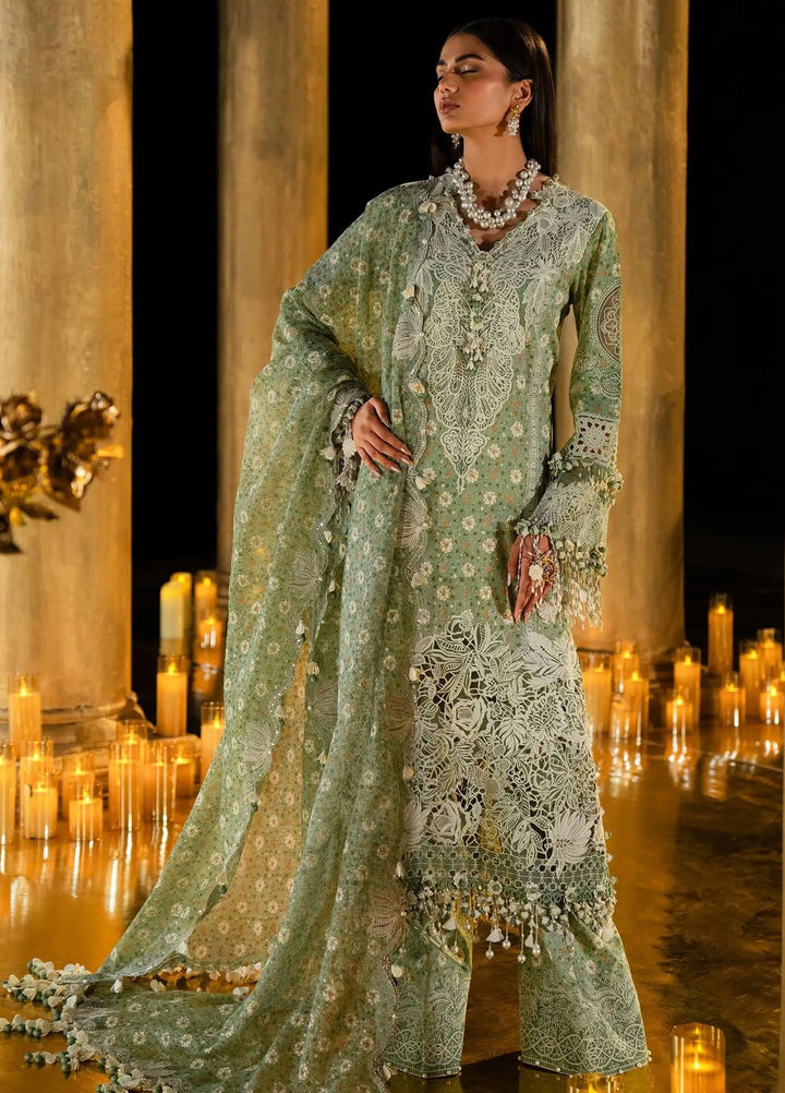 Sana Safinaz Embroidered Lawn Suits Unstitched 3 Piece SS24UL 5B - Luxury Collection