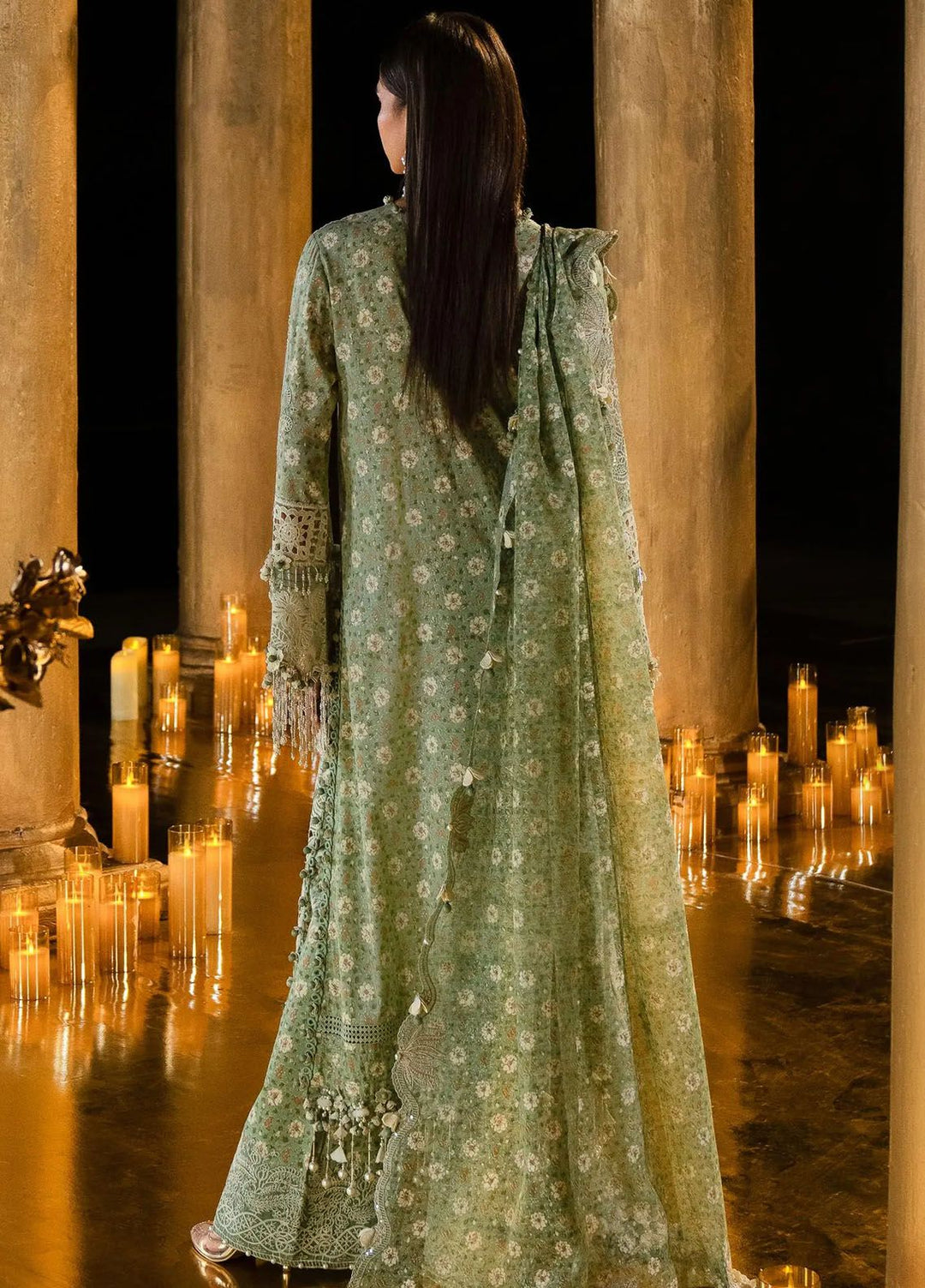 Sana Safinaz Embroidered Lawn Suits Unstitched 3 Piece SS24UL 5B - Luxury Collection