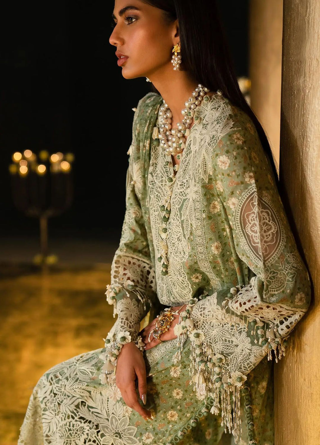 Sana Safinaz Embroidered Lawn Suits Unstitched 3 Piece SS24UL 5B - Luxury Collection