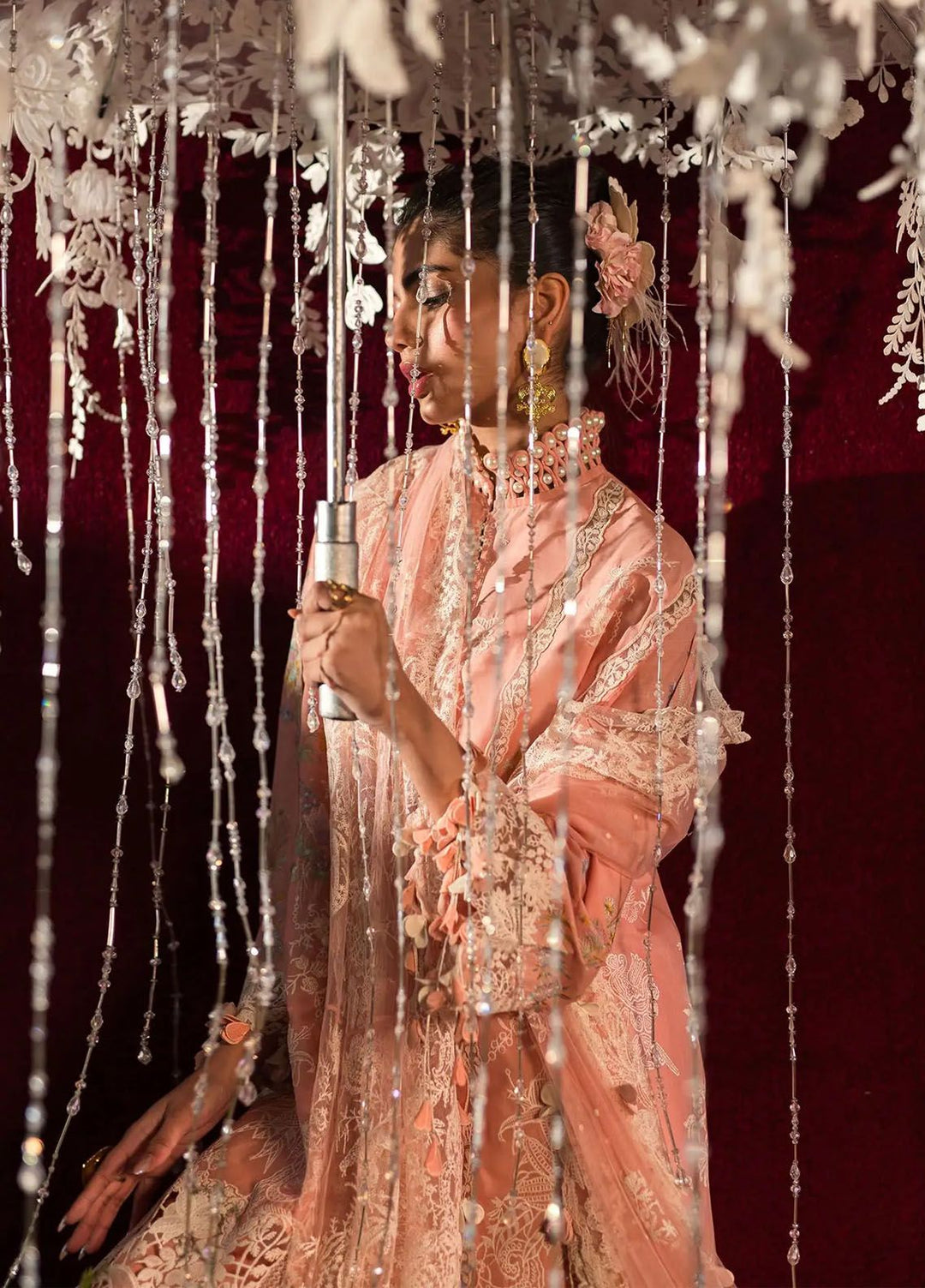 Sana Safinaz Embroidered Lawn Suits Unstitched 3 Piece SS24UL 7A - Luxury Collection