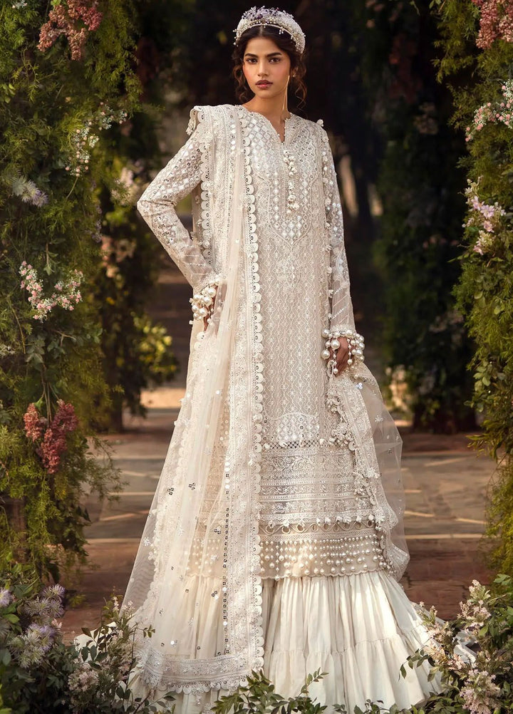 Sana Safinaz Embroidered Net Suits Unstitched 3 Piece SS24UL 2A - Luxury Collection