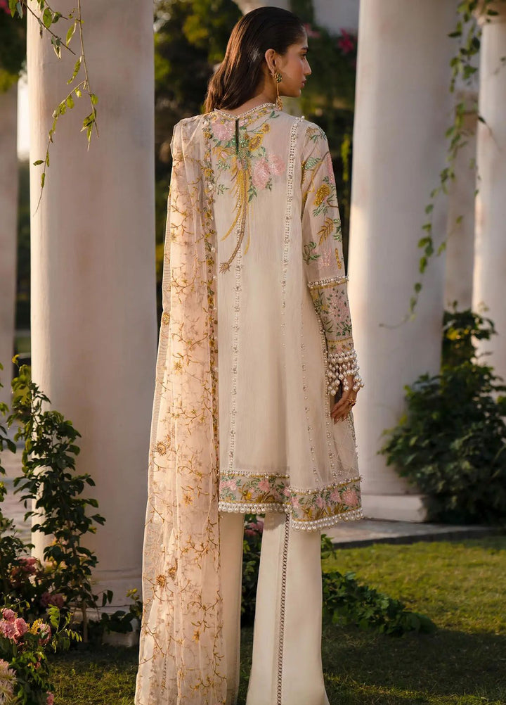 Sana Safinaz Embroidered Net Suits Unstitched 3 Piece SS24UL 9A - Luxury Collection