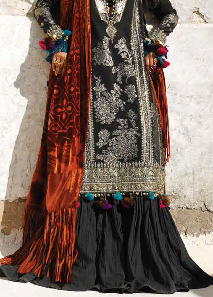 Sana Safinaz Embroidered Cotton Suits Unstitched 3 Piece SS23WL D-1A - Luxury Collection