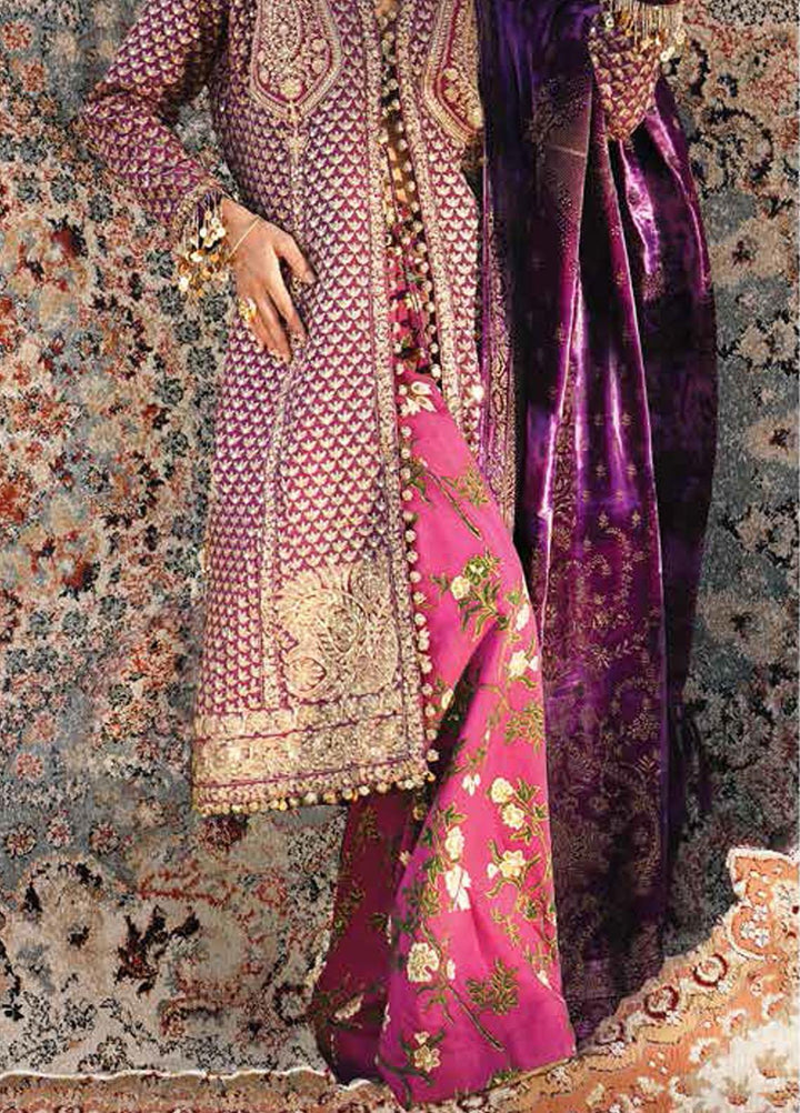 Sana Safinaz Embroidered Raw Silk Suits Unstitched 3 Piece SS23WL D-7A - Luxury Collection