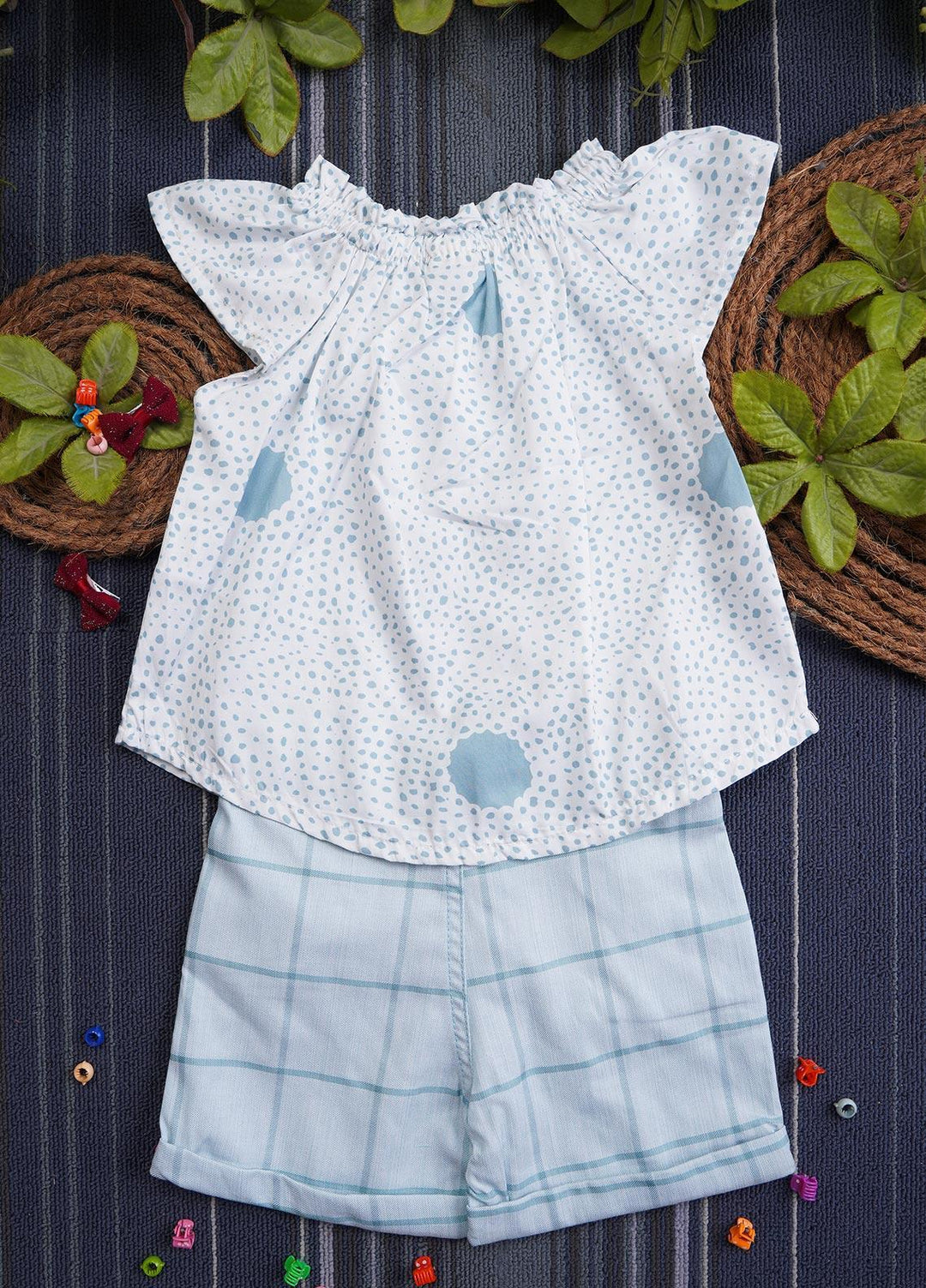 Sanaulla Exclusive Range Cotton Casual Suit for Girls -  9724 Light Green