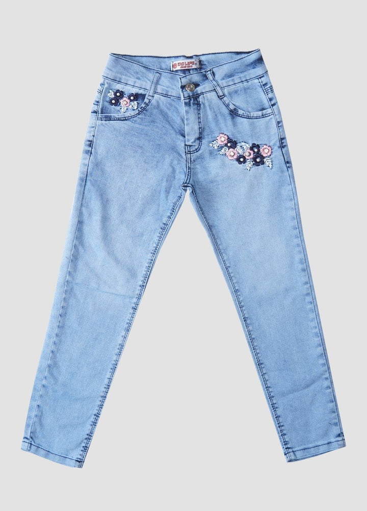 Sanaulla Exclusive Range  Casual Jeans for Girls -  1017524 Light Blue