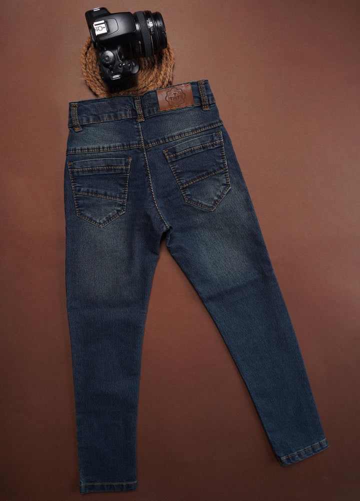 Sanaulla Exclusive Range Denim Fancy Jeans for Boys -  0101 Blue
