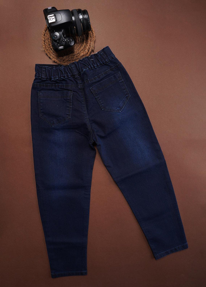 Sanaulla Exclusive Range Denim Fancy Jeans for Boys -  1111226684 Dark Blue