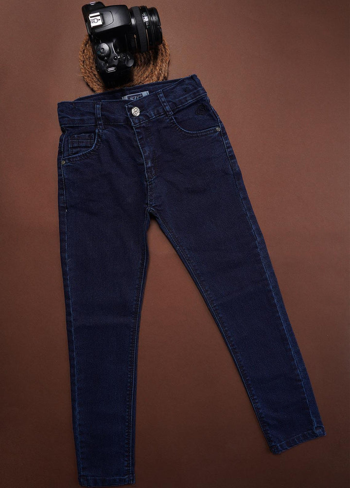Sanaulla Exclusive Range Denim Fancy Jeans for Boys -  326058 Blue
