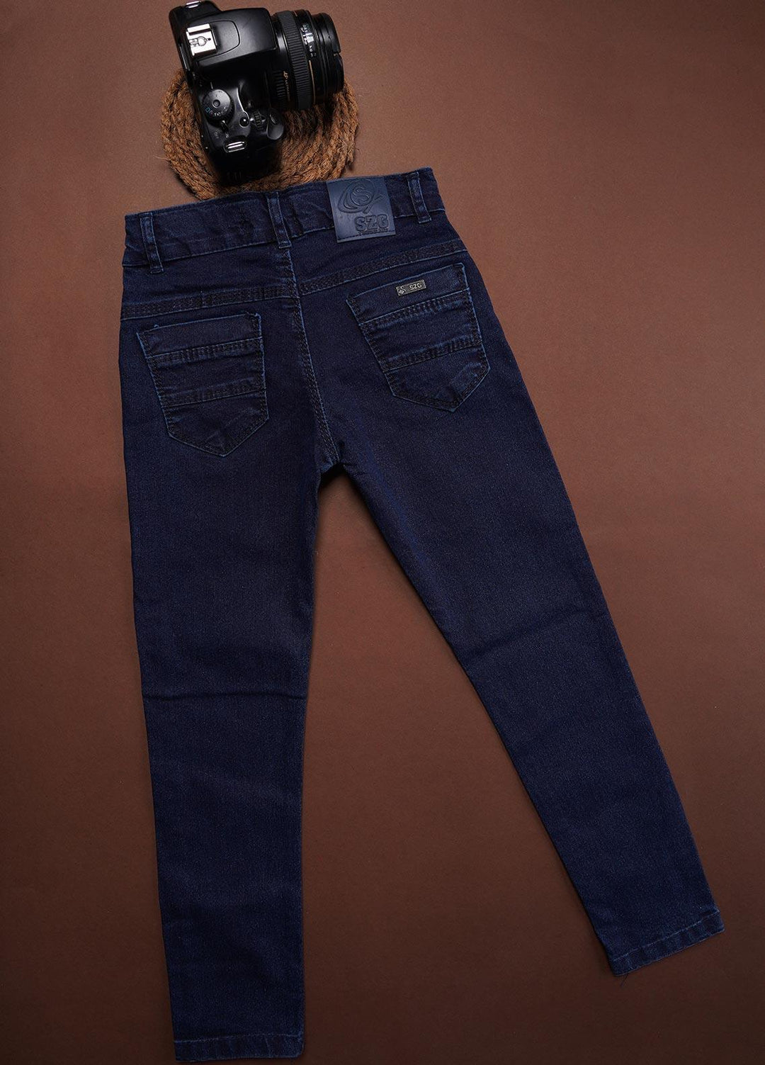 Sanaulla Exclusive Range Denim Fancy Jeans for Boys -  326058 Blue