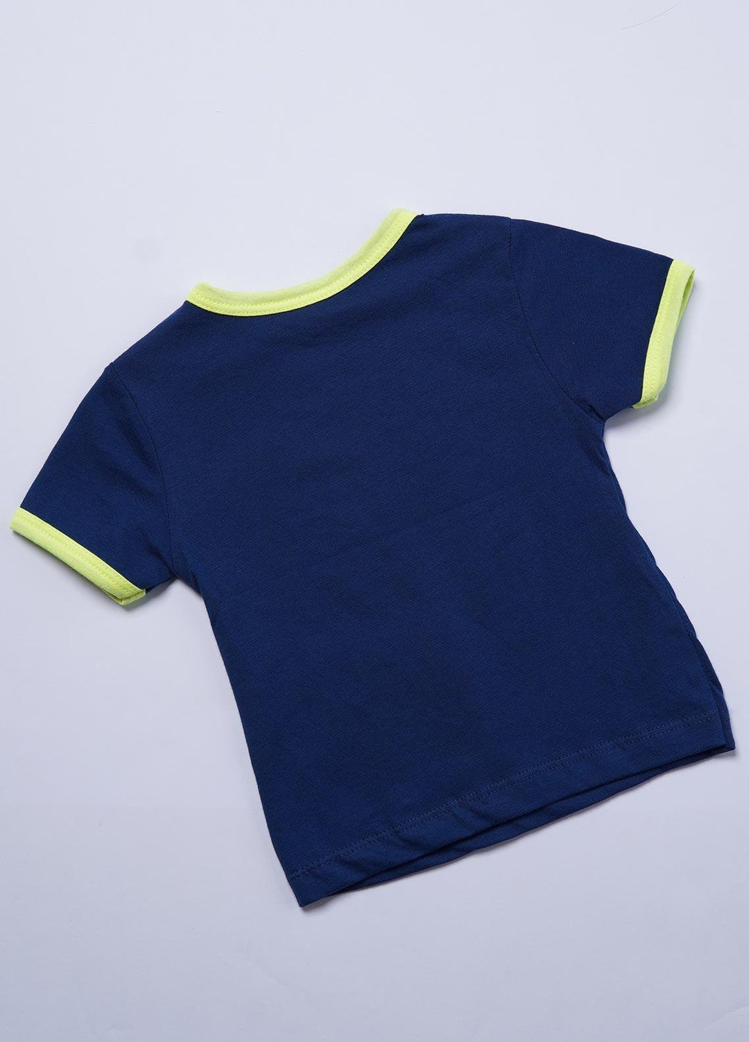 Sanaulla Exclusive Range Cotton Casual T-Shirts for Boys -  0045 Dark Blue