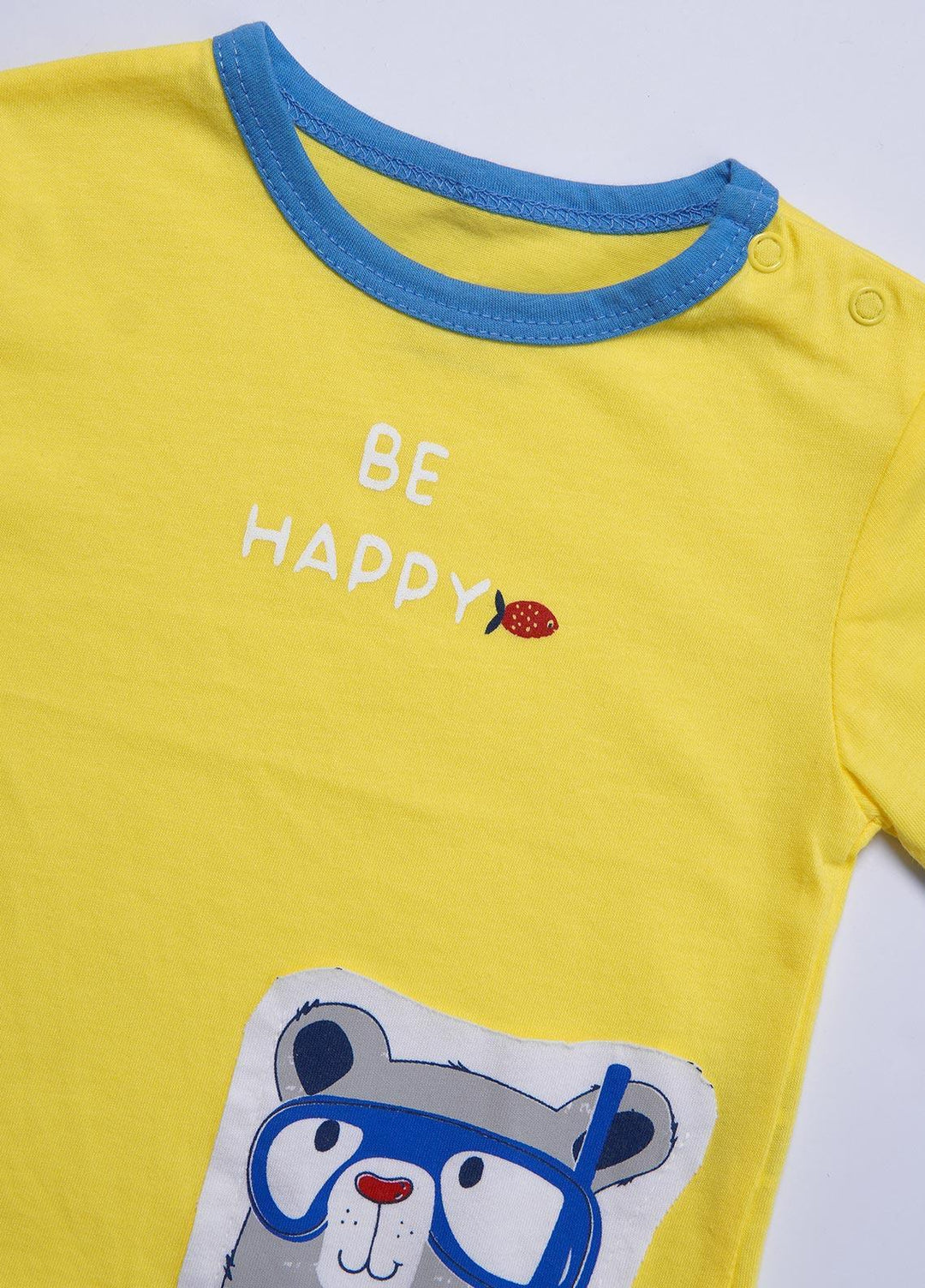 Sanaulla Exclusive Range Cotton Casual T-Shirts for Boys -  0045 Yellow