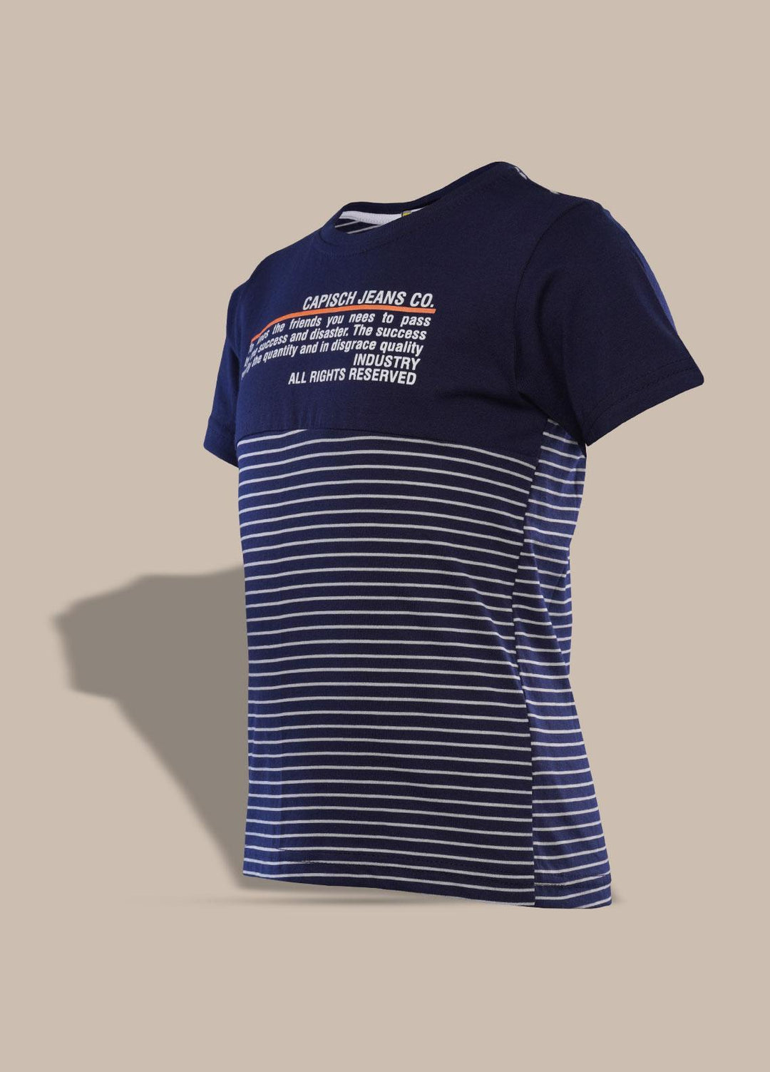 Sanaulla Exclusive Range   T-Shirts for Boys -  351969 Dark Blue