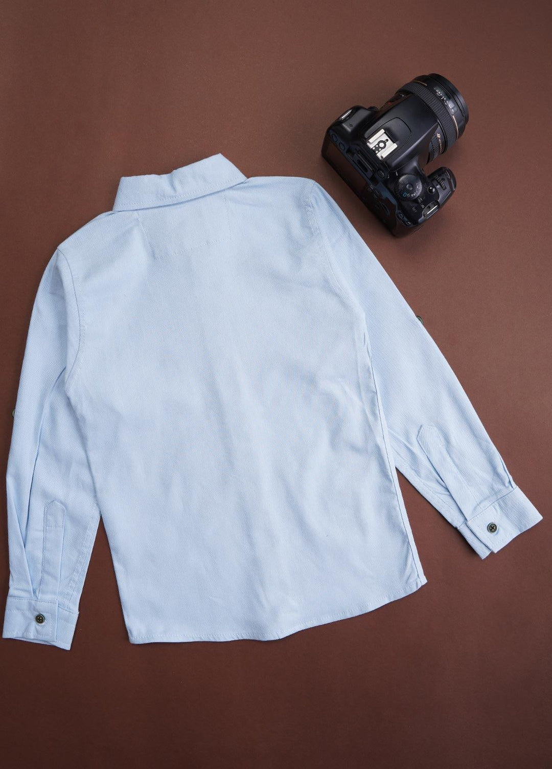 Sanaulla Exclusive Range Cotton Casual Shirts for Boys -  78 Light Blue