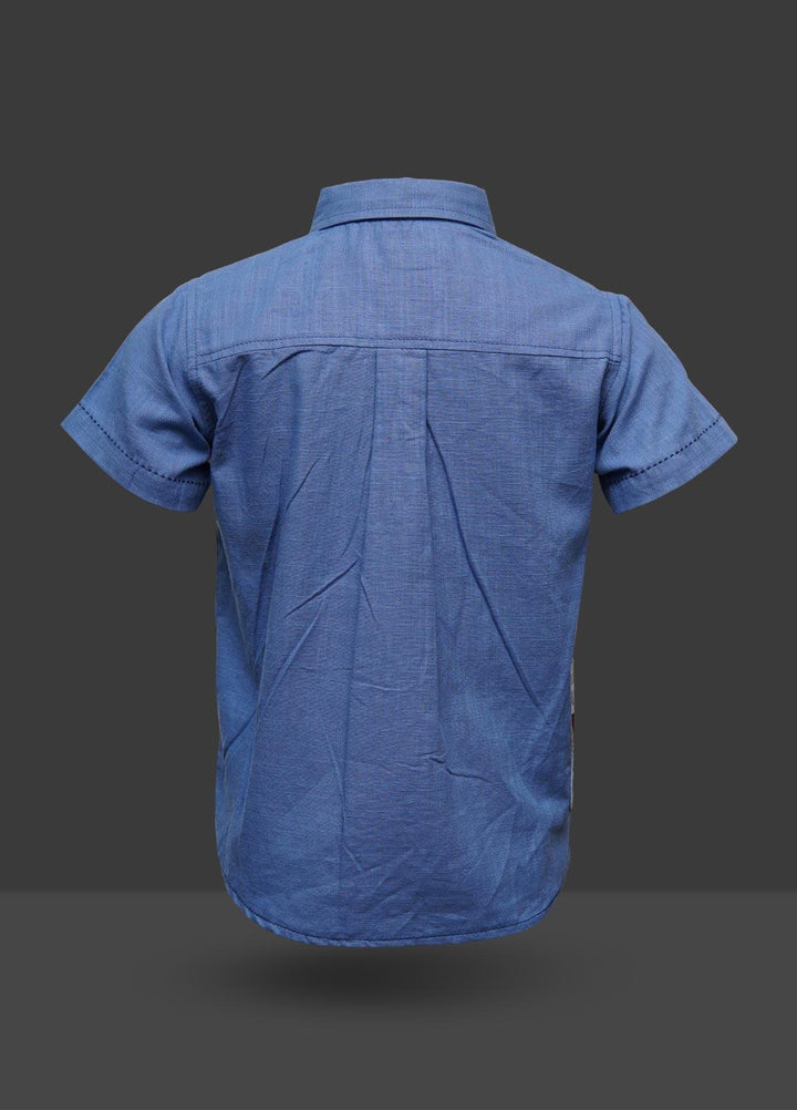 Sanaulla Exclusive Range  Fancy Shirts for Boys -  882 L Blue