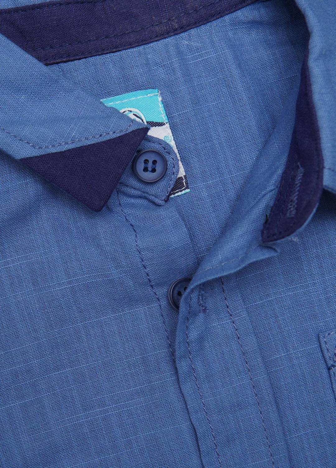 Sanaulla Exclusive Range  Fancy Shirts for Boys -  882 L Blue