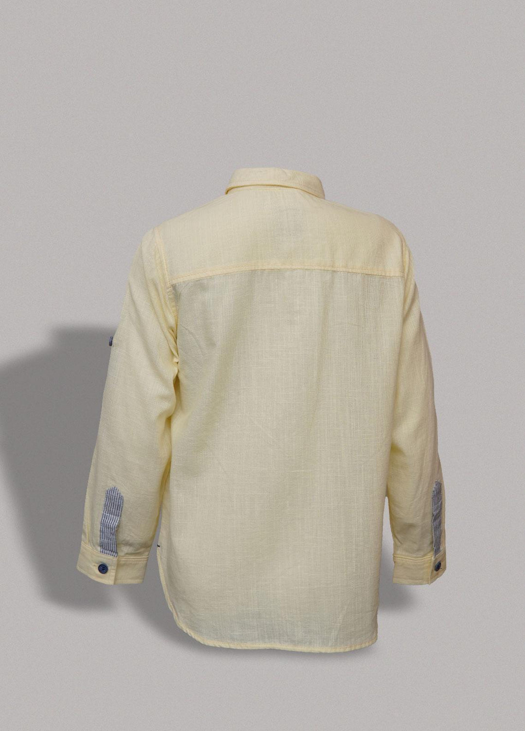 Sanaulla Exclusive Range   Shirts for Boys -  D-553 Yellow-1