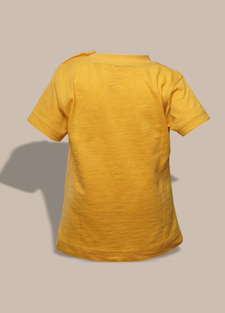 Sanaulla Exclusive Range   T-Shirts for Boys -  332066 Yellow