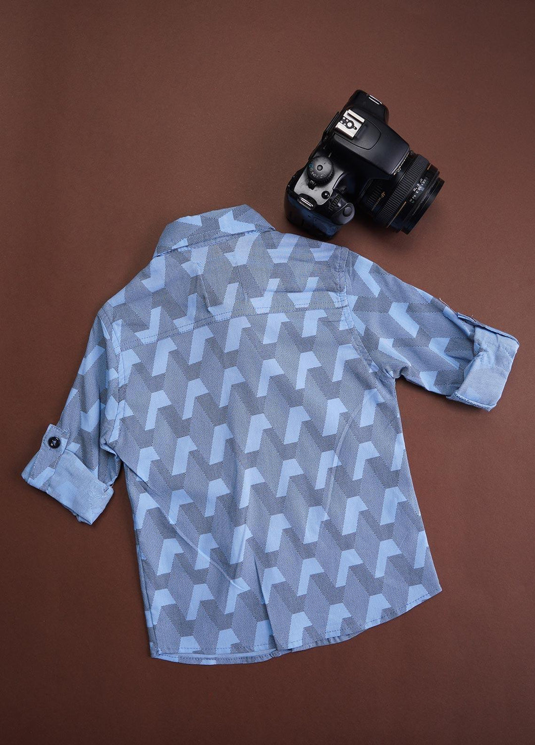 Sanaulla Exclusive Range Cotton Casual Shirts for Boys -  94 Light Blue