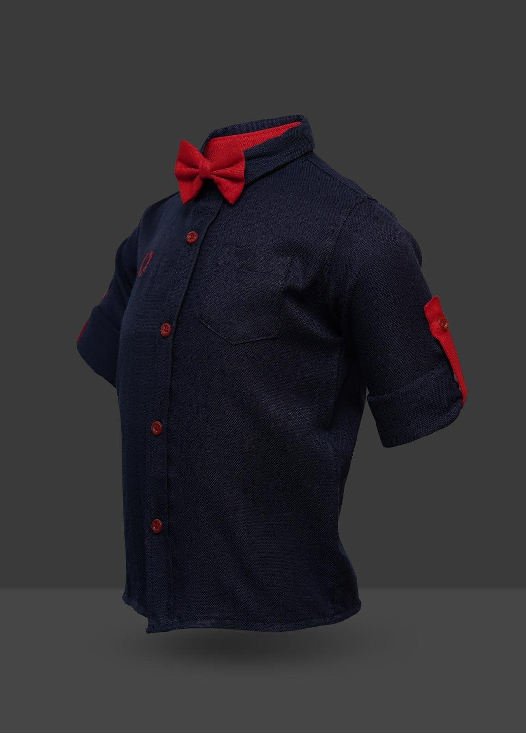 Sanaulla Exclusive Range  Fancy Shirts for Boys -  D-00012 Navy