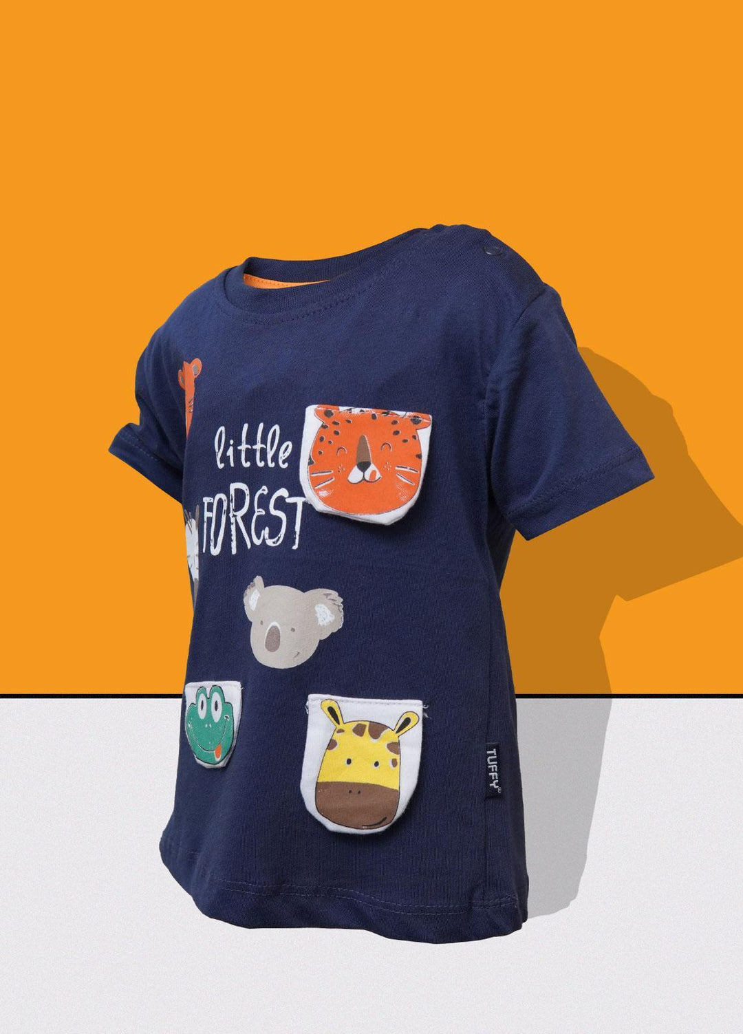Sanaulla Exclusive Range   T-Shirts for Boys -  D-112239 Navy
