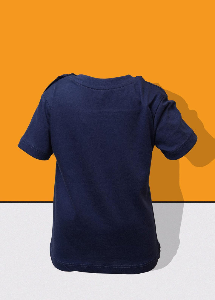 Sanaulla Exclusive Range   T-Shirts for Boys -  D-112239 Navy