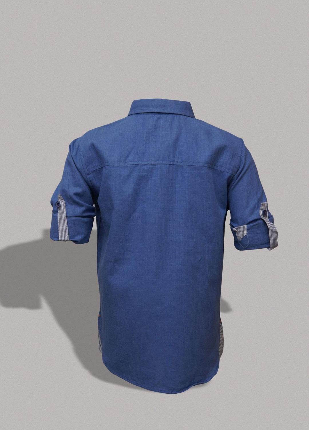 Sanaulla Exclusive Range   Shirts for Boys -  D-553 Blue
