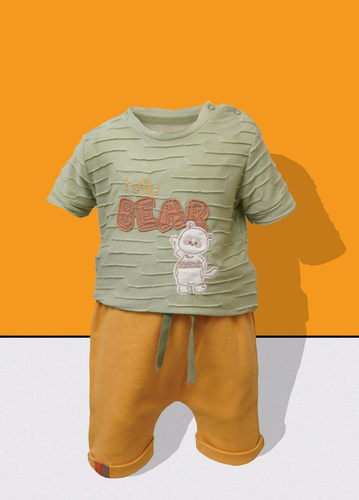 Sanaulla Exclusive Range   Suits for Boys -  216203 Green