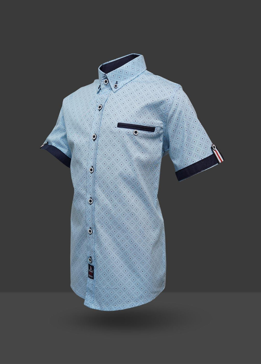 Sanaulla Exclusive Range  Fancy Shirts for Boys -  342782 Light Blue