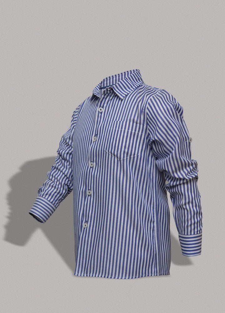 Sanaulla Exclusive Range   Shirts for Boys -  342841 Dark Blue