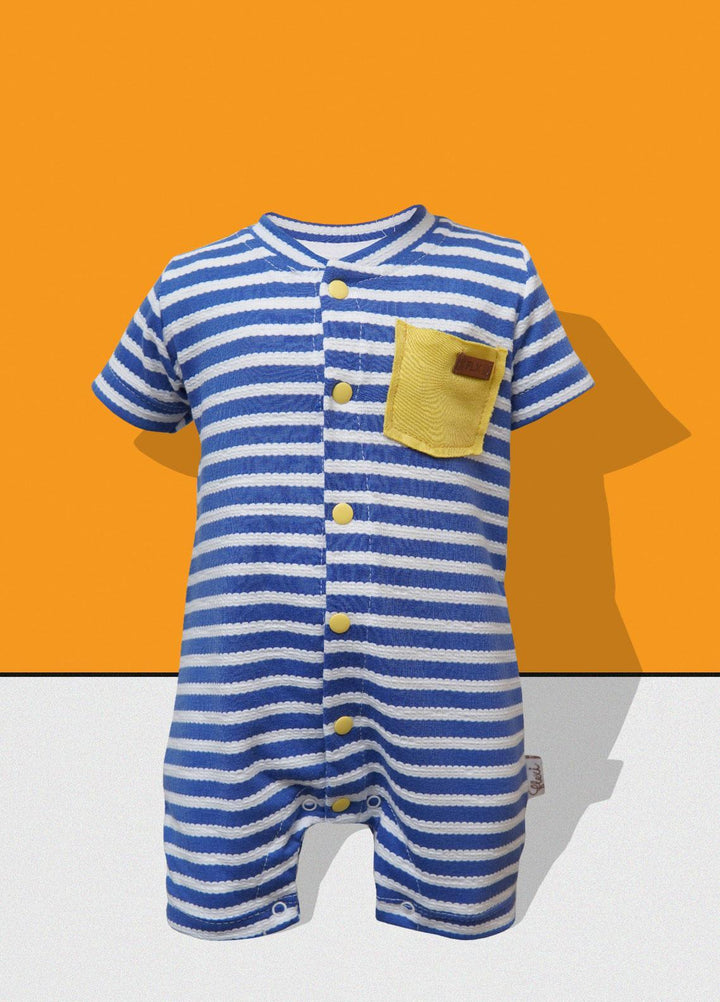 Sanaulla Exclusive Range   Rompers for Boys -  236333 Blue