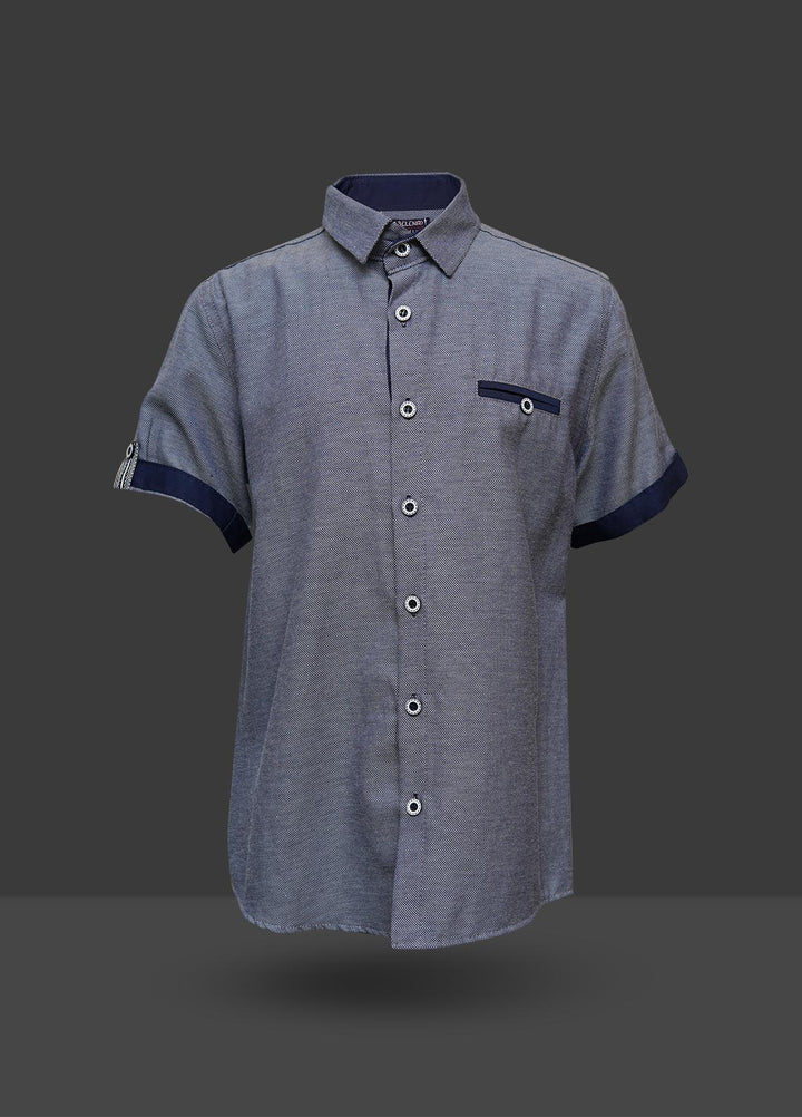 Sanaulla Exclusive Range  Fancy Shirts for Boys -  342748 Grey