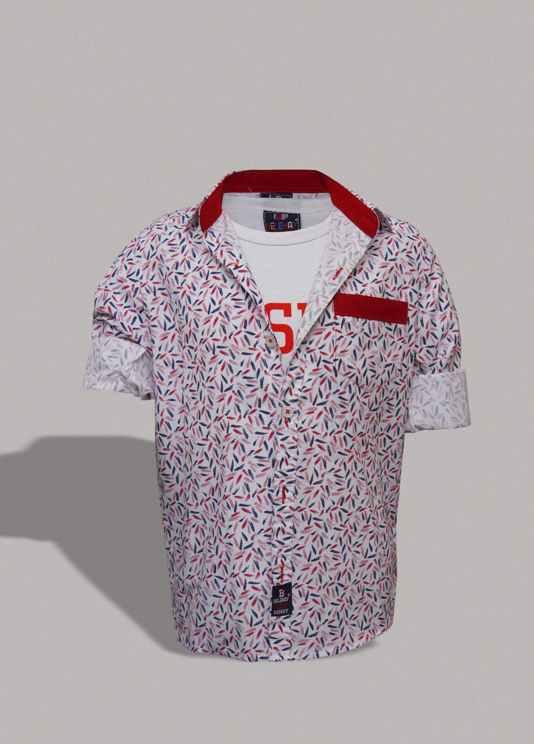 Sanaulla Exclusive Range   Shirts for Boys -  343063 Red