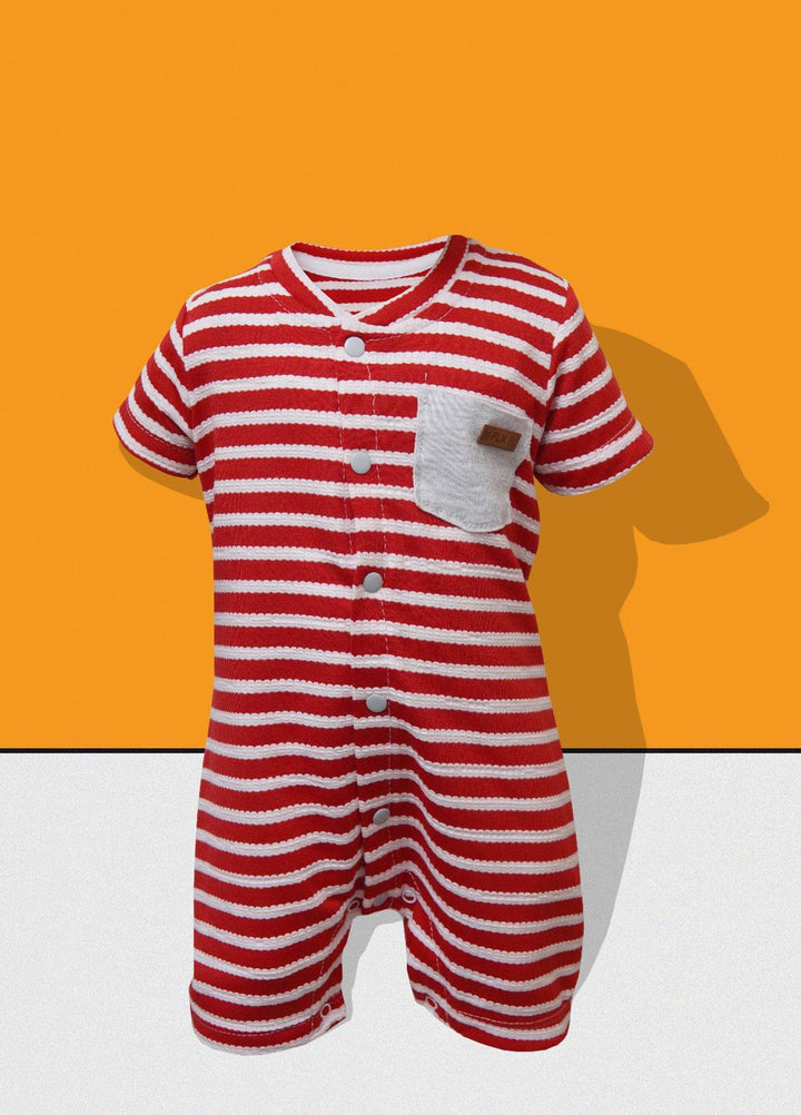 Sanaulla Exclusive Range   Rompers for Boys -  236333 Red