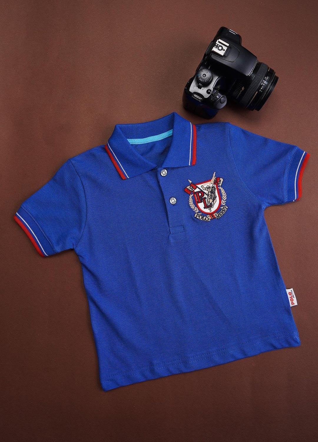 Sanaulla Exclusive Range Cotton Casual T-Shirts for Boys -  88 Blue