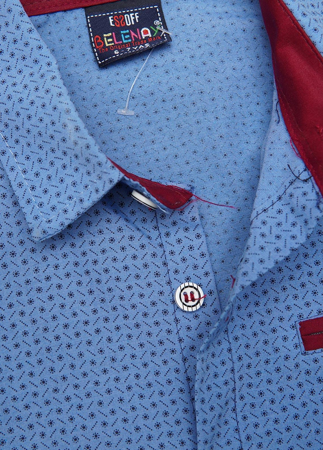 Sanaulla Exclusive Range  Fancy Shirts for Boys -  342805 Blue