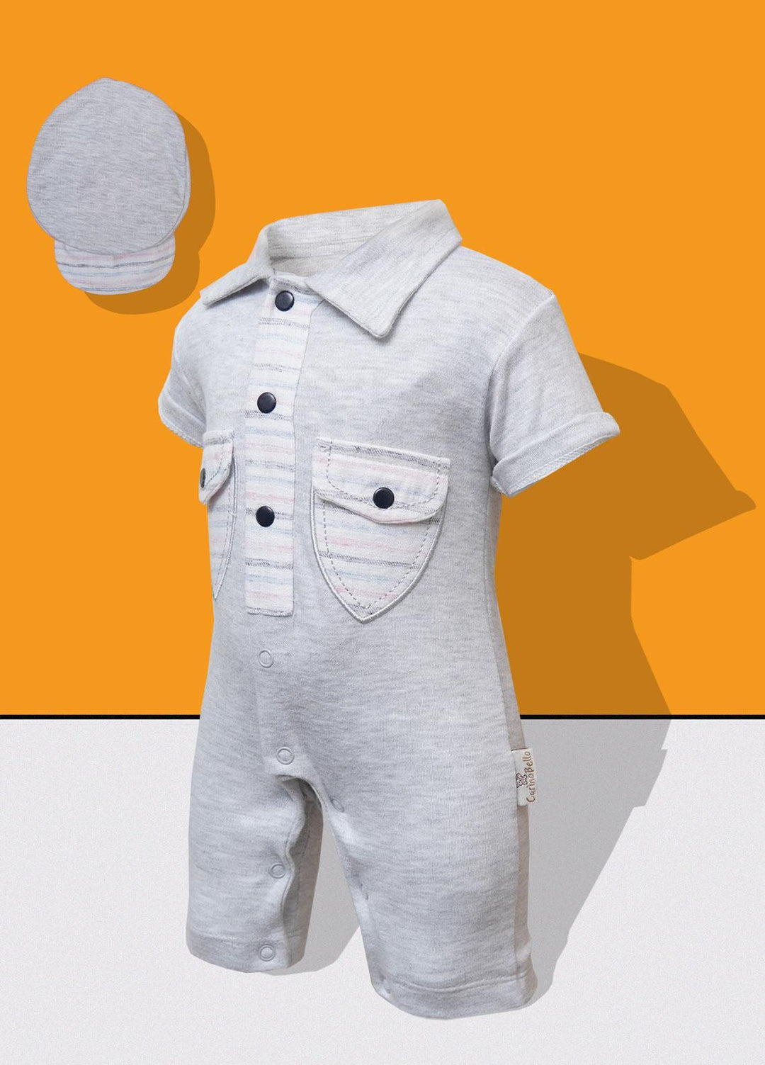 Sanaulla Exclusive Range   Rompers for Boys -  TU-1068 Grey