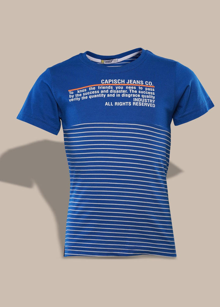 Sanaulla Exclusive Range   T-Shirts for Boys -  351969 Light Blue