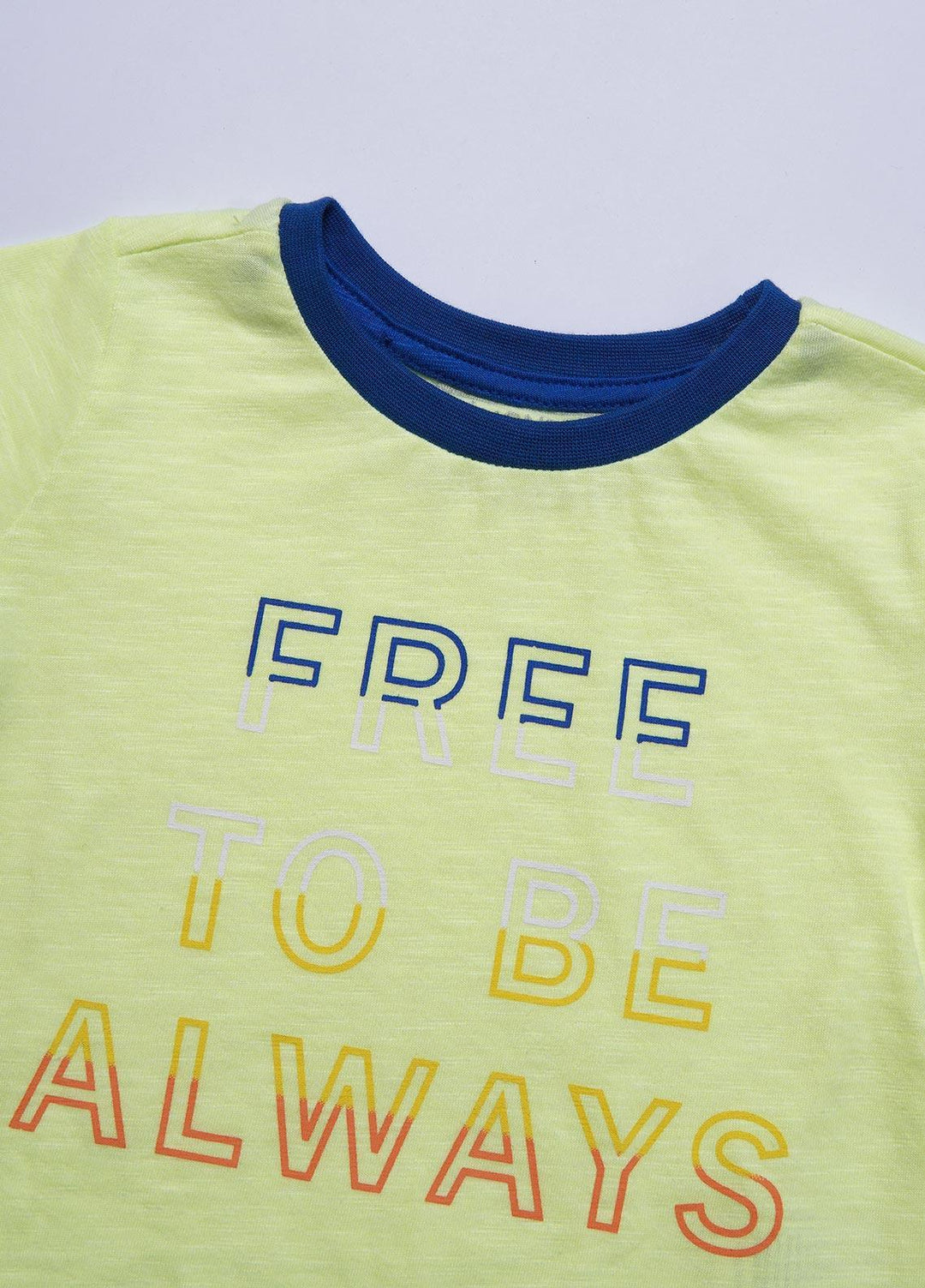 Sanaulla Exclusive Range Cotton Casual T-Shirts for Boys -  1016-2 L Lemon