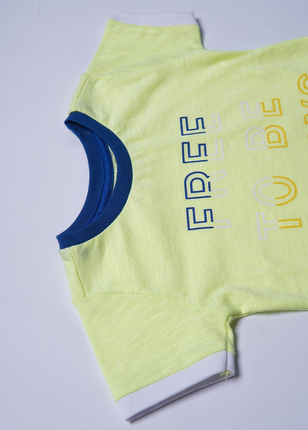 Sanaulla Exclusive Range Cotton Casual T-Shirts for Boys -  1016-2 L Lemon