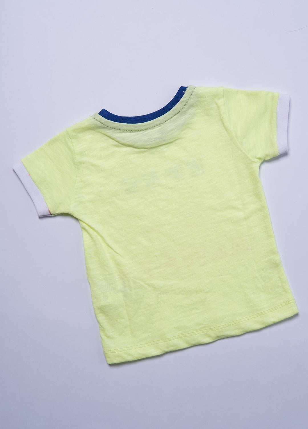 Sanaulla Exclusive Range Cotton Casual T-Shirts for Boys -  1016-2 L Lemon